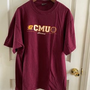 Vintage Big Cotton Central Michigan University Alumni t-shirt